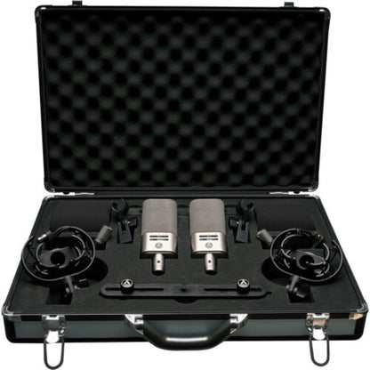 austrian condenser microphones austrian audio oc818 dual set plus multi-pattern large capsule condenser microphones