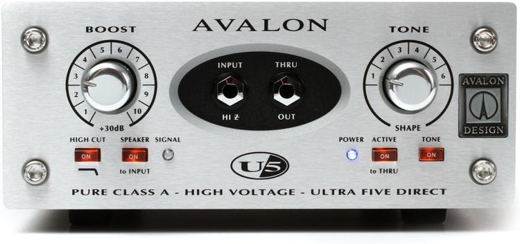 avalon design pre amps avalon u5