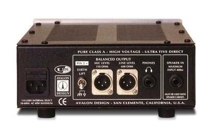 avalon design pre amps avalon u5