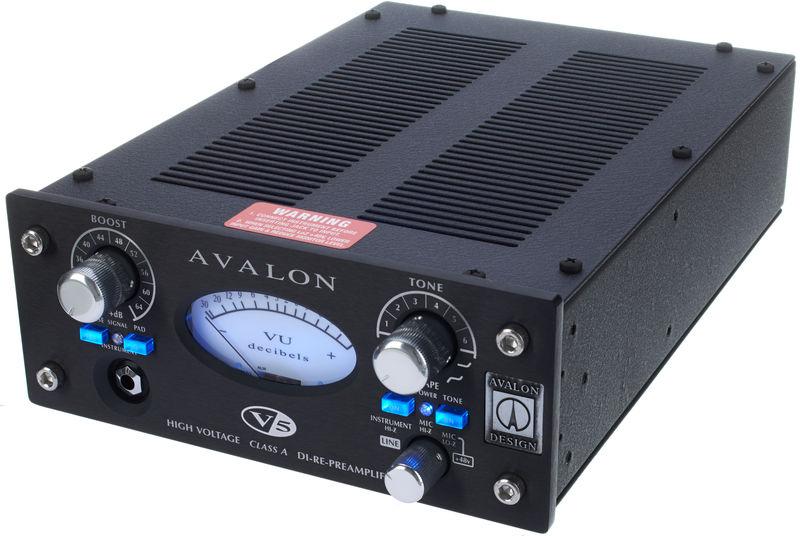 avalon design pre amps avalon v5 black