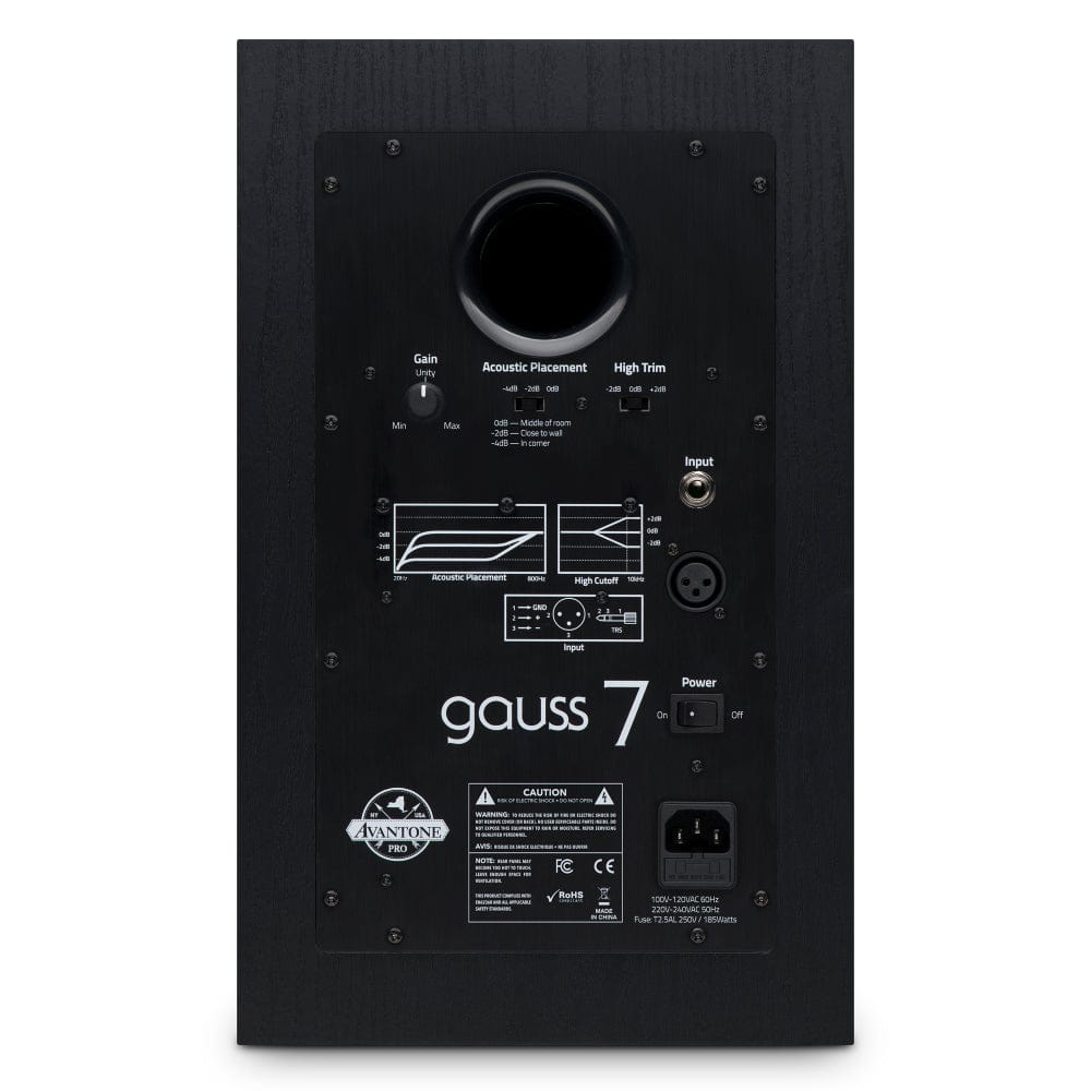 avantone pro monitor speakers avantone pro gauss 7 2-way powered reference monitor