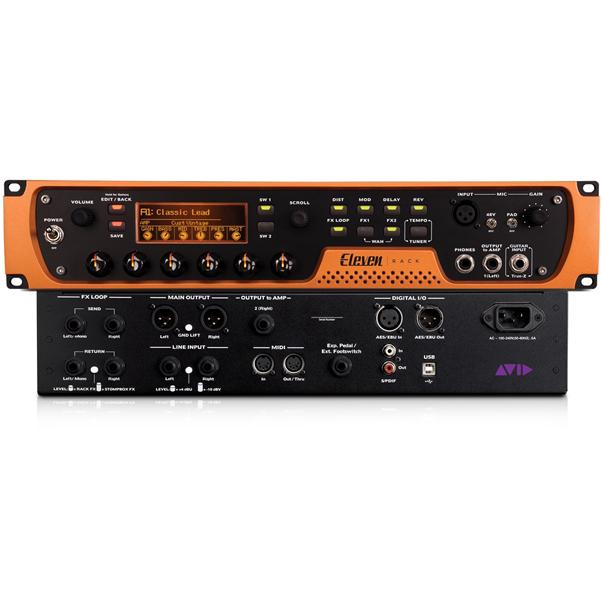 avid audio interfaces avid eleven rack audio interface - hardware only