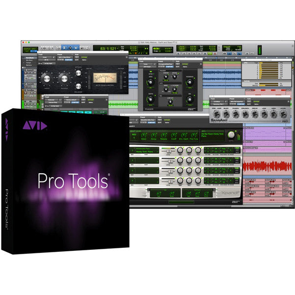 Avid Recording Software Avid Pro Tools 12 Recording Software With Activation Card & iLok