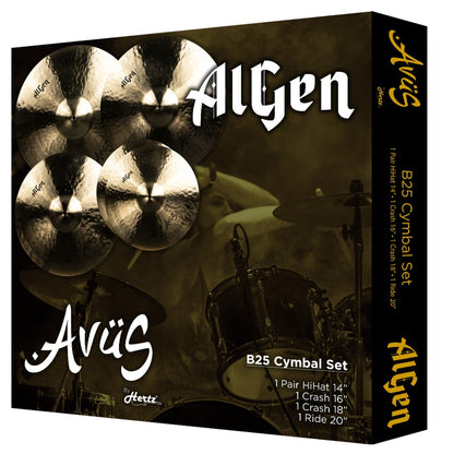 Avus Cymbal Packs Avus Algen-05 5 Piece B25 Cymbal Pack