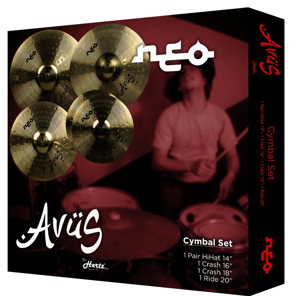 Avus Cymbal Packs Avus Neo 1 Gold 5 Piece Cymbal Pack