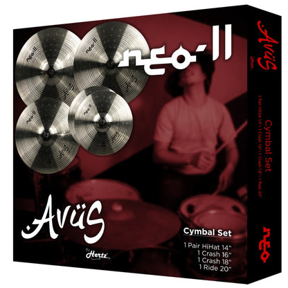 Avus Cymbal Packs Avus Neo 1 Silver 5 Piece Cymbal Pack
