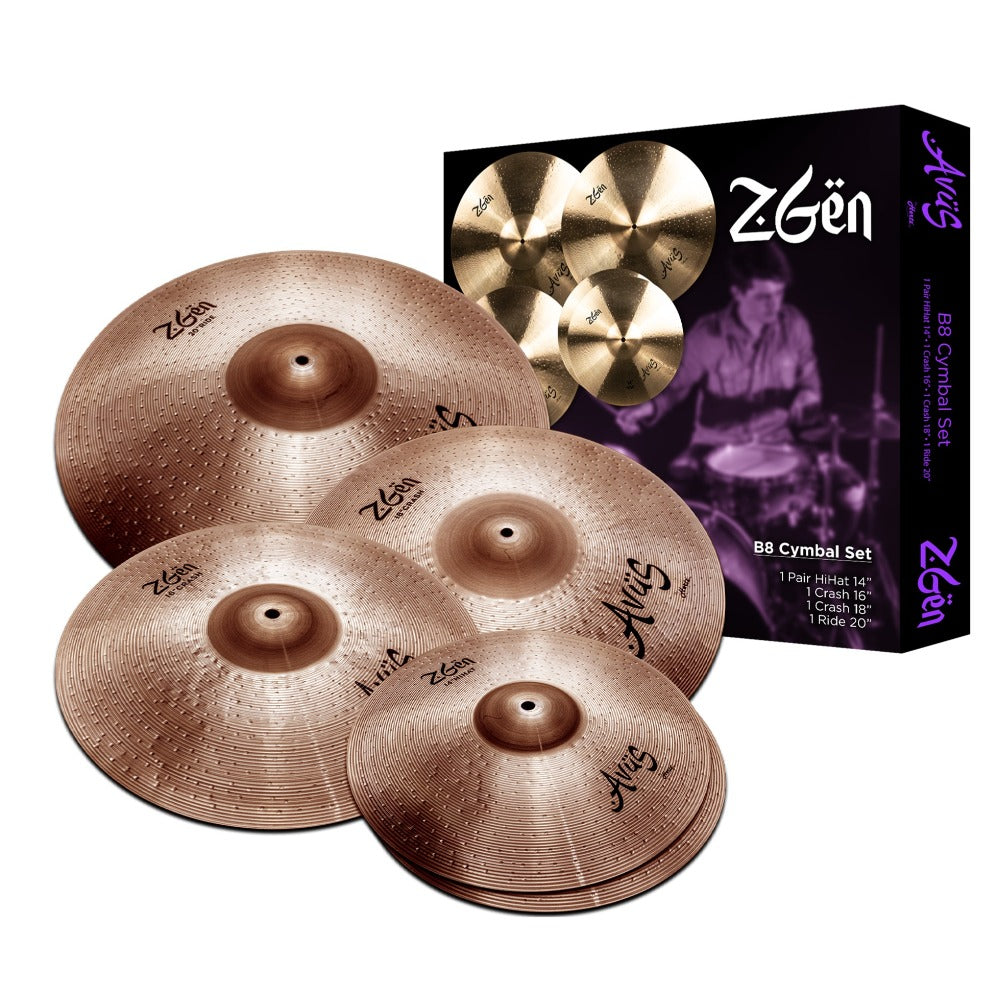 Avus Cymbal Packs Avus Zgen-05 5 Piece B8 Cymbal Pack