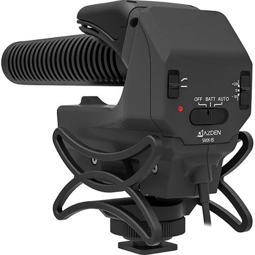 azden condenser microphones azden smx-15 powered shotgun video microphone