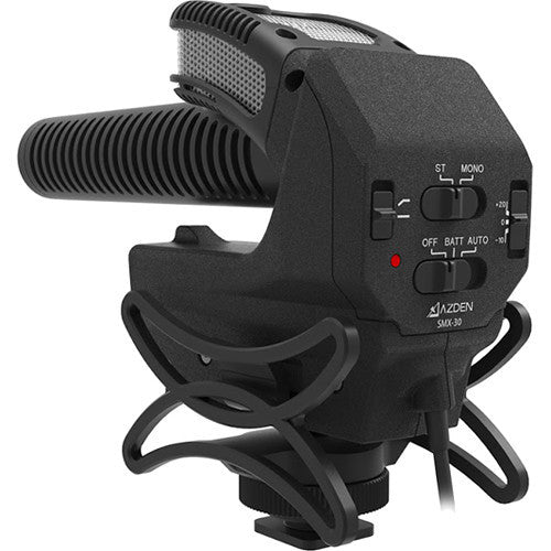 azden condenser microphones azden smx-30 stereo-mono-switchable video microphone