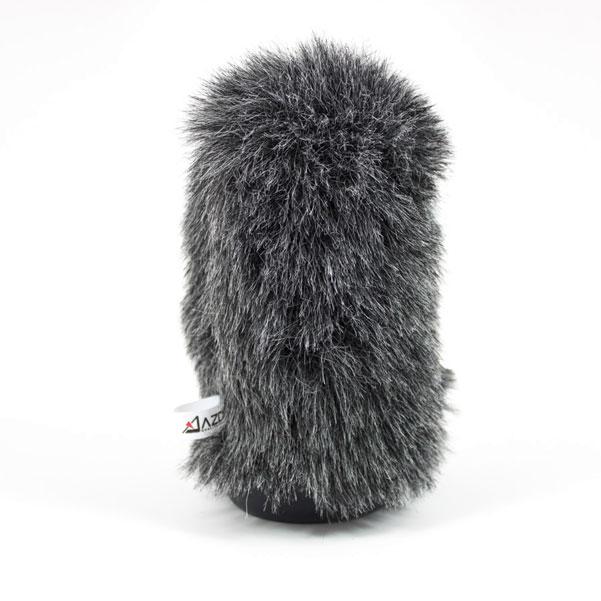 azden microphone accessories azden sws-100 high performance faux fur windshield