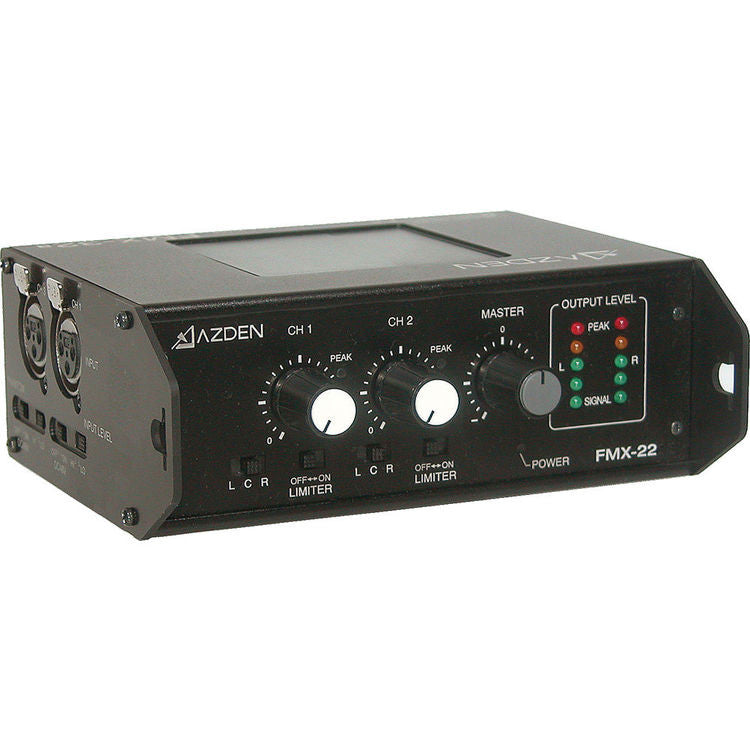 azden portable field recorders azden fmx-22 portable field mixer