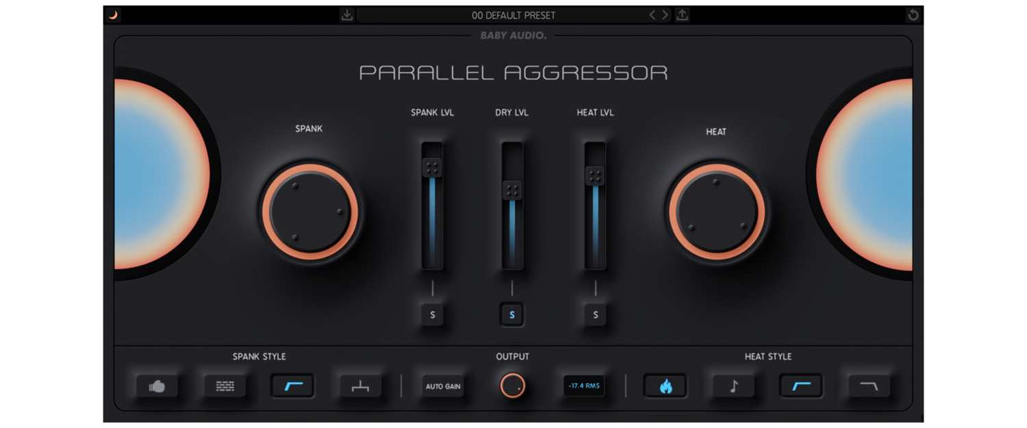 Baby Audio Virtual Processors Baby Audio Parallel Aggressor Parallel Processing Plugin