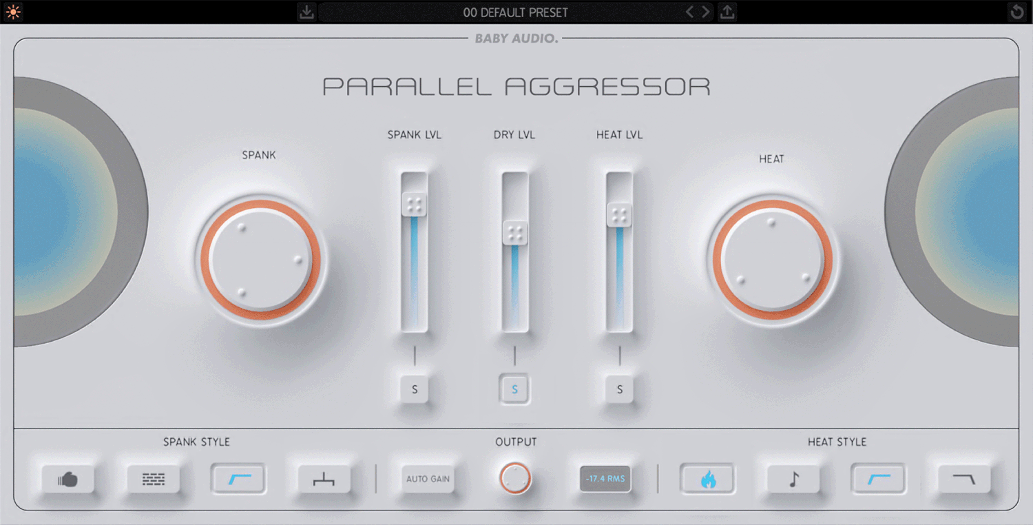Baby Audio Virtual Processors Baby Audio Parallel Aggressor Parallel Processing Plugin