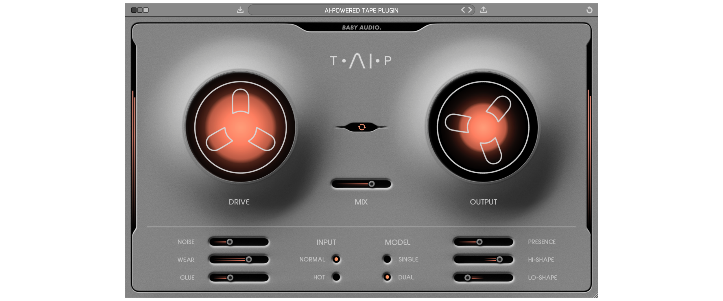 Baby Audio Virtual Processors Baby Audio TAIP: Tape Saturation Plugin