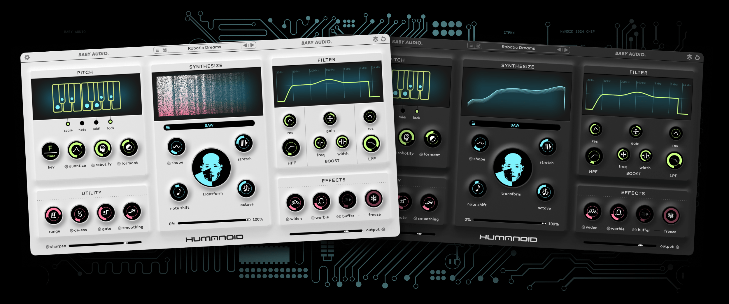 Baby Audio Virtual Processors Humanoid: Vocal Synthesizer