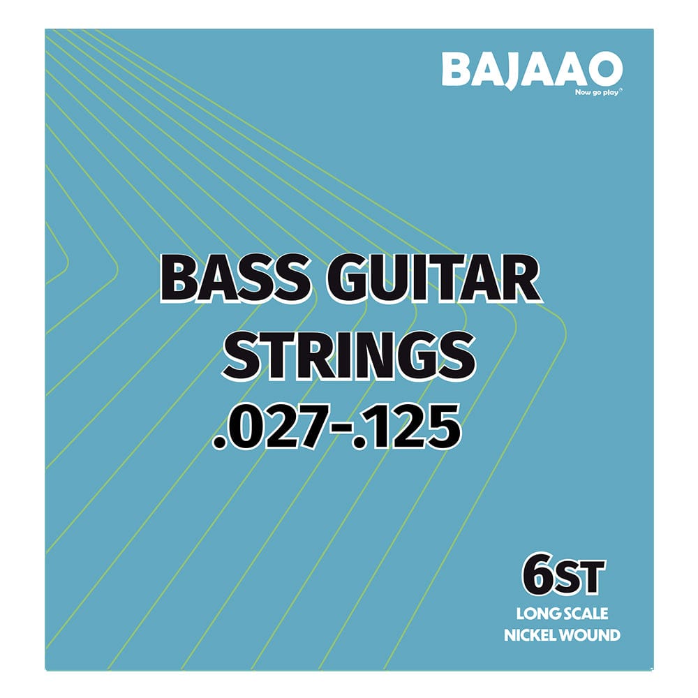 bajaao bass guitar strings custom gauge bajaao nickel wound 6 string electric bass guitar string set   