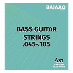 Bajaao Bass Guitar Strings Medium Gauge Bajaao Nickel Wound 4 String Electric Bass Guitar String Set