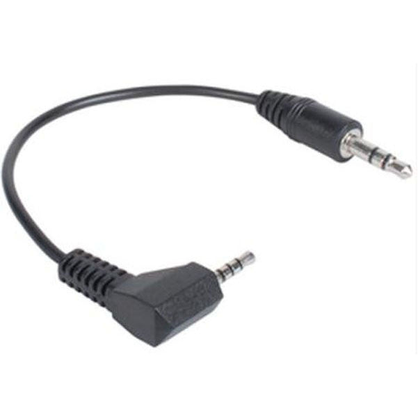 bajaao cables and connectors bajaao 2.5mm 4c right angle plug to 3.5mm stereo plug adapter 6inch