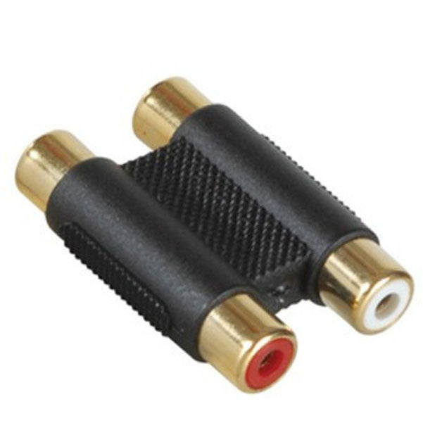 bajaao cables and connectors bajaao gold dual rca jack to rca jack adapter