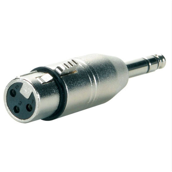 Bajaao Cables and Connectors XLR Female to 1/4inch Stereo Male Adapter