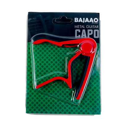 bajaao capos bajaao metal capo for guitar, ukulele, mandolin & banjo - open box