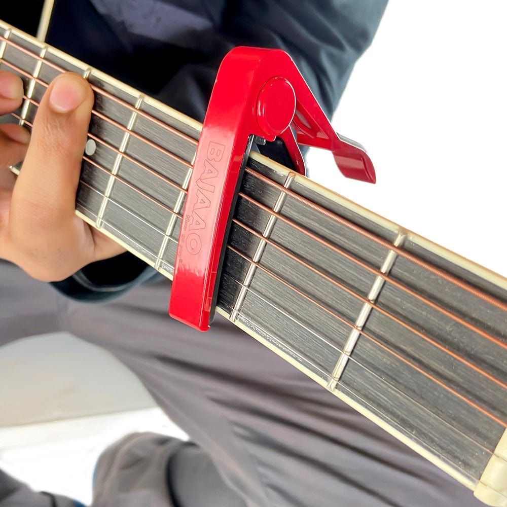 bajaao capos bajaao metal capo for guitar, ukulele, mandolin & banjo - open box