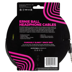 BAJAAO.COM Instrument Cables Ernie Ball 6422 10FT 1/4" TRS Male to 3.5mm TRS Female Headphone Extension Instrument Cables