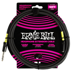 BAJAAO.COM Instrument Cables Ernie Ball 6422 10FT 1/4" TRS Male to 3.5mm TRS Female Headphone Extension Instrument Cables
