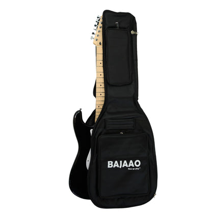 Bajaao Electric Guitar Gigbags Black Bajaao Deluxe 12mm Electric Guitar Gigbag