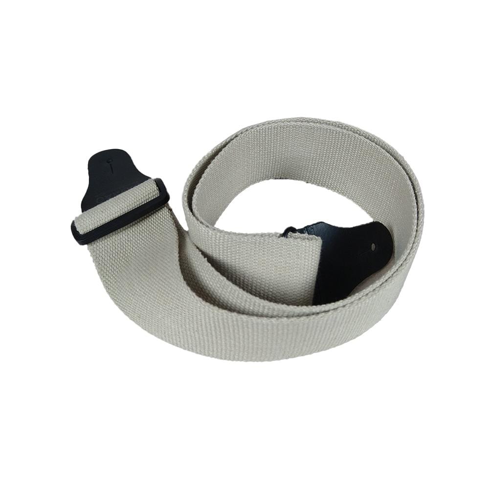 bajaao guitar straps beige bajaao 2.4-inch cotton guitar strap for electric / acoustic / bass guitar    #color_beige
