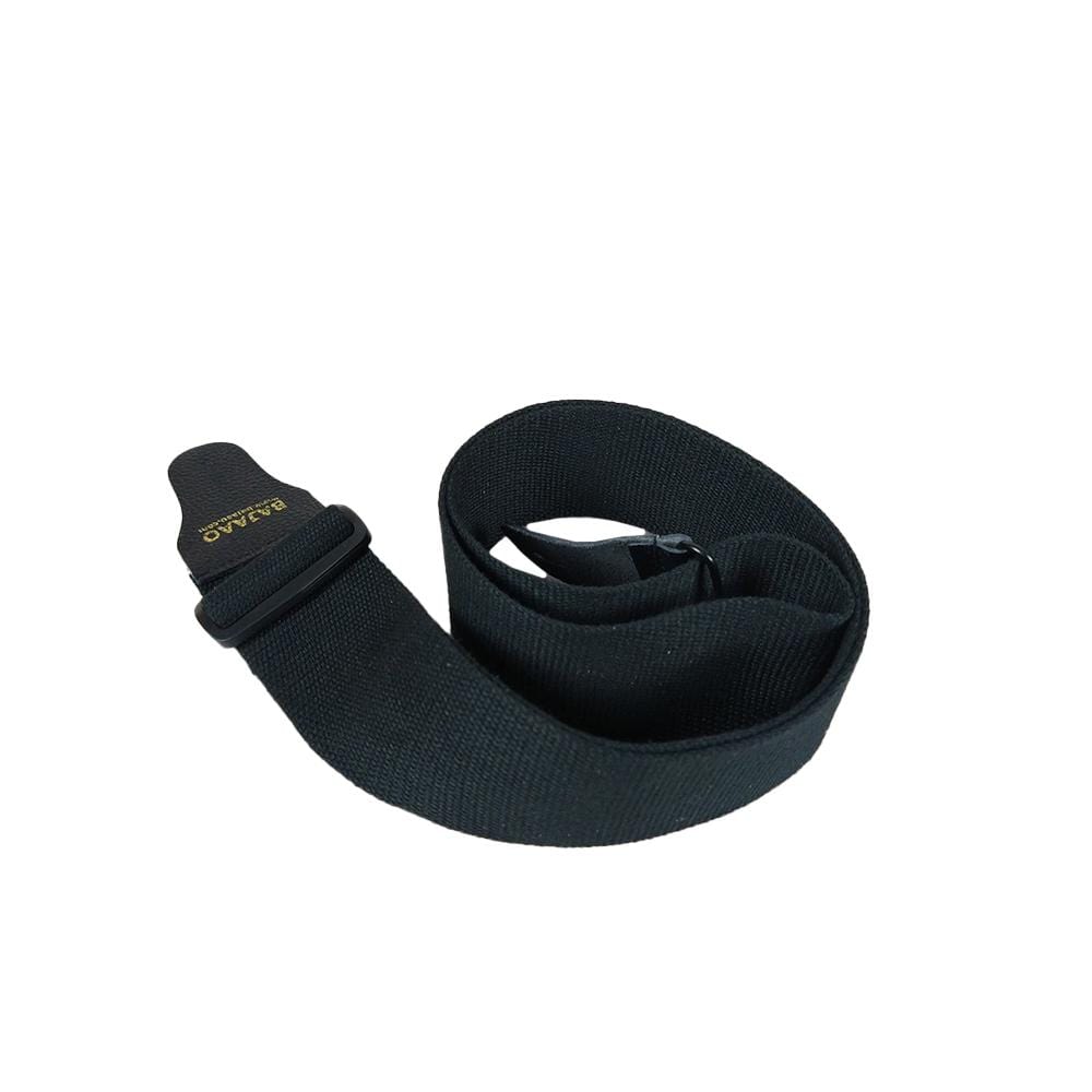 bajaao guitar straps black bajaao 2.4-inch cotton guitar strap for electric / acoustic / bass guitar    