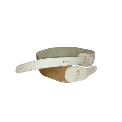 Bajaao Guitar Straps Brown Bajaao 2.5 Inch Leather Guitar Strap for Electric / Acoustic / Bass Guitar