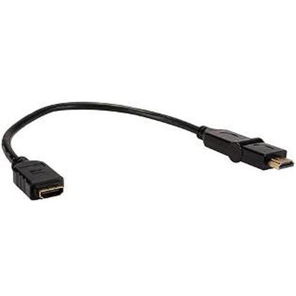 Bajaao Hdmi Adapters BAJAAO HDMI Right Angle Adjustable Port Saver 10inch