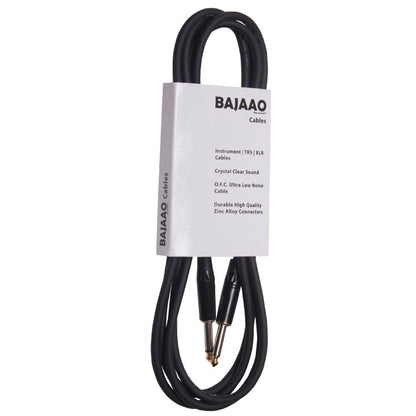 Bajaao Instrument Cables 3 Meter / Black Bajaao Standard Instrument Cable 