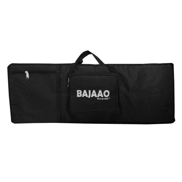 bajaao keyboard gigbags bajaao 49-key keyboard bag for casio sa-76, casio sa-77, casio sa-78 with padded quality - black