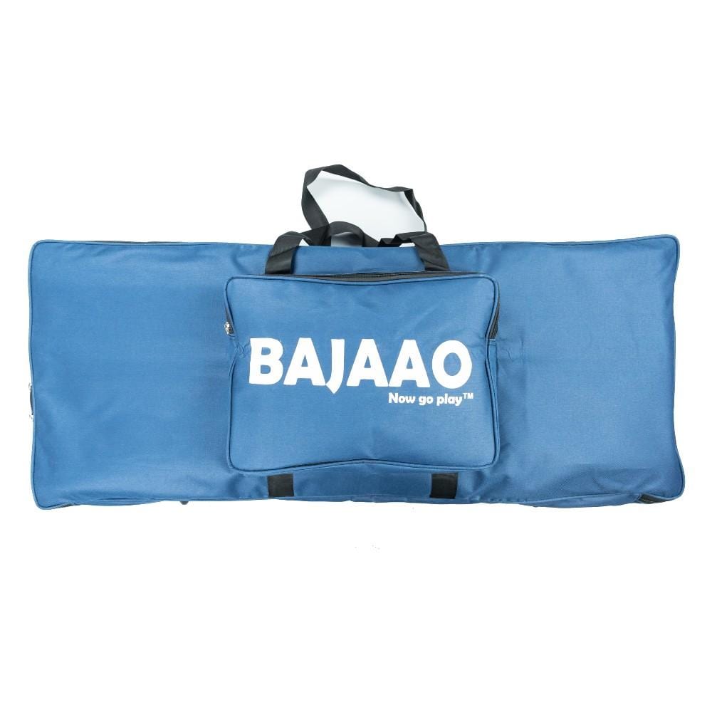 bajaao keyboard gigbags blue bajaao 61-key keyboard gig bag - 5mm   #color_blue