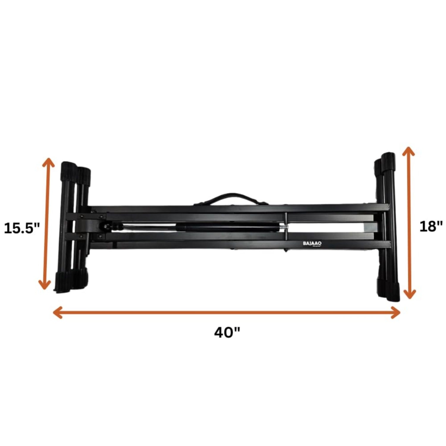 Bajaao Keyboard Stands Bajaao Air-X Keyboard Stand with Air Hydraulic - Stable, Adjustable, and Durable