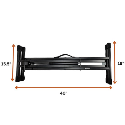 Bajaao Keyboard Stands Bajaao Air-X Keyboard Stand with Air Hydraulic - Stable, Adjustable, and Durable