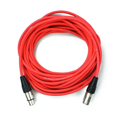 Bajaao Microphone Cables 10 Meter / Red Bajaao Male XLR to Female XLR Microphone Cable