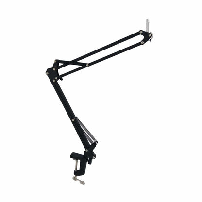 Bajaao Microphone Stands Bajaao Microphone Boom Scissor Extendable Arm Stand for Dynamic and Condenser Microphone with Table Mounting Clamp