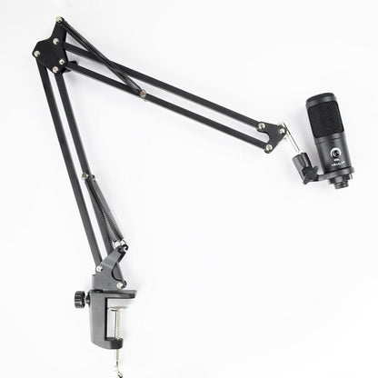 Bajaao Microphone Stands Bajaao Microphone Boom Scissor Extendable Arm Stand for Dynamic and Condenser Microphone with Table Mounting Clamp
