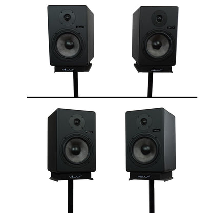 Bajaao Monitor Stands BAJAAO MS-100 Studio Monitor Stand Pair - Sturdy, Adjustable, and Reliable