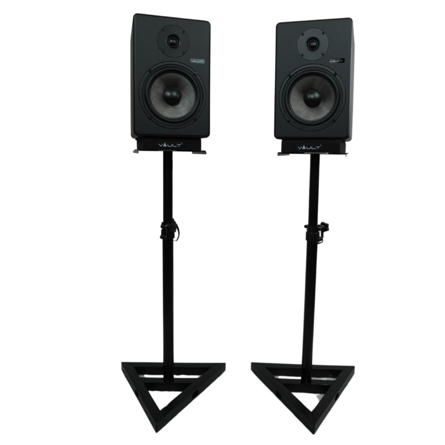 Bajaao Monitor Stands BAJAAO MS-100 Studio Monitor Stand Pair - Sturdy, Adjustable, and Reliable