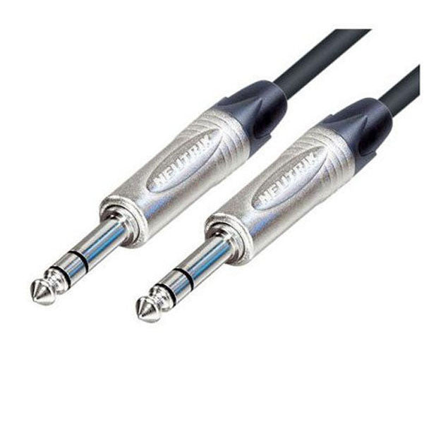 bajaao patch cables bajaao stereo cable with neutrik np3x 1/4inchto neutrik np3x 1/4inch - 4 m