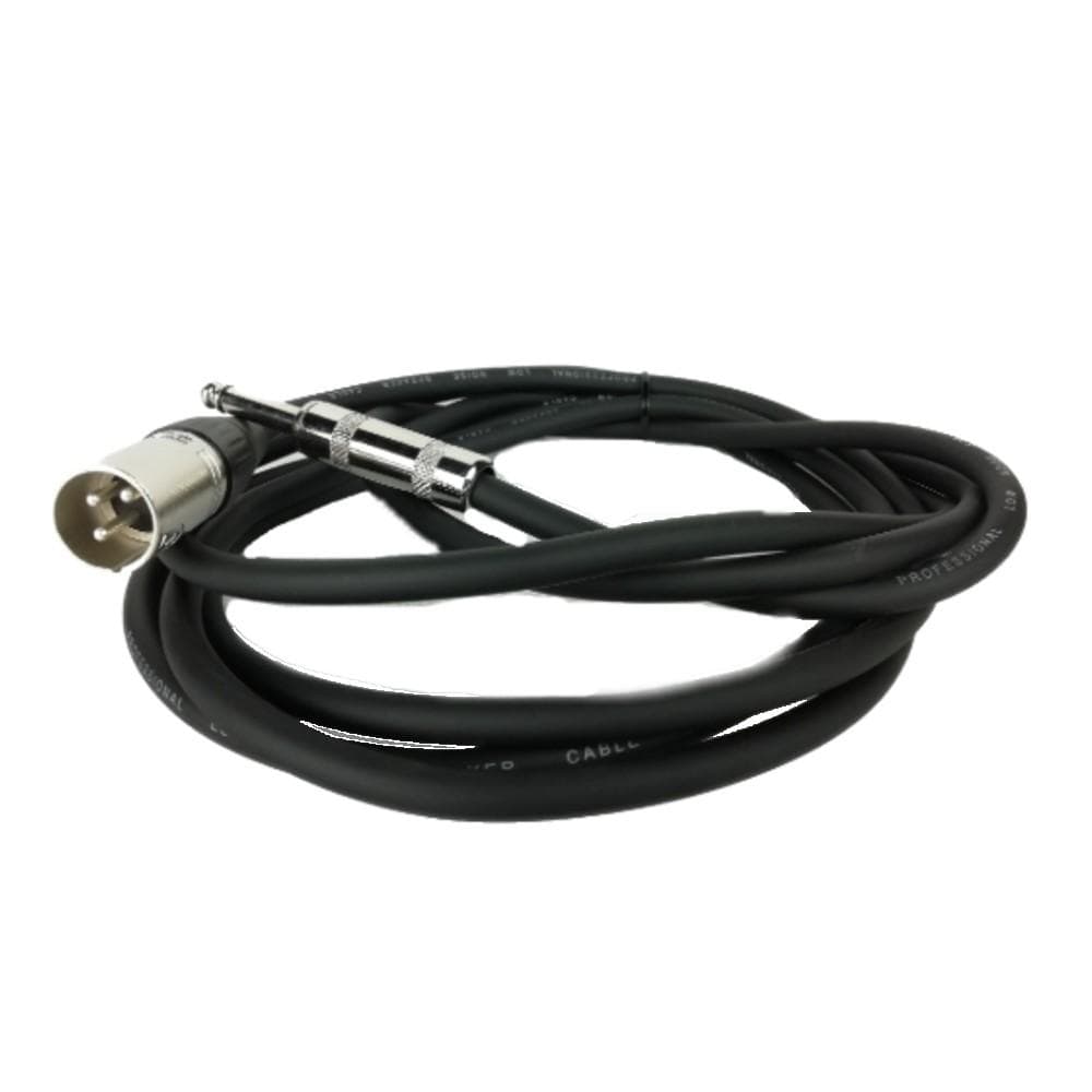 bajaao speaker cables 3 meter bajaao ts to xlr unbalanced microphone / speaker cable - black   