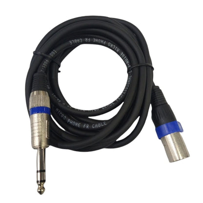 bajaao speaker cables 3 meters bajaao xlr to trs balanced microphone / speaker cable - black   