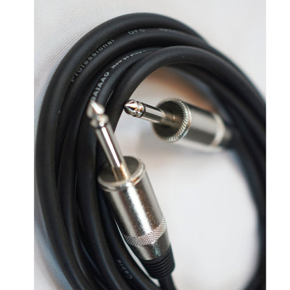 Bajaao Speaker Cables 3 Metres Bajaao TS to TS Balanced Cable for Speakers and instruments 