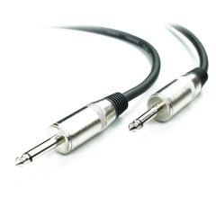 Bajaao Speaker Cables Bajaao TS to TS Mono Unbalanced Instrument / Speaker Cable - Black