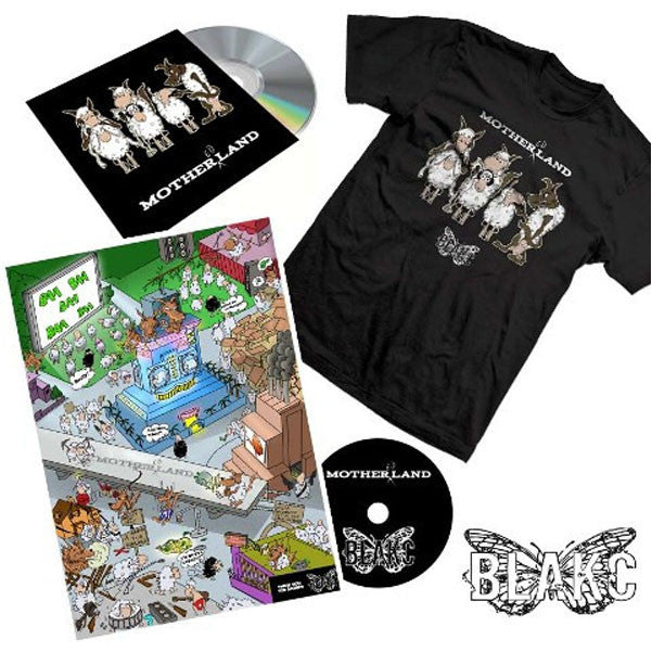 bajaao t shirts motheredland box set - blakc