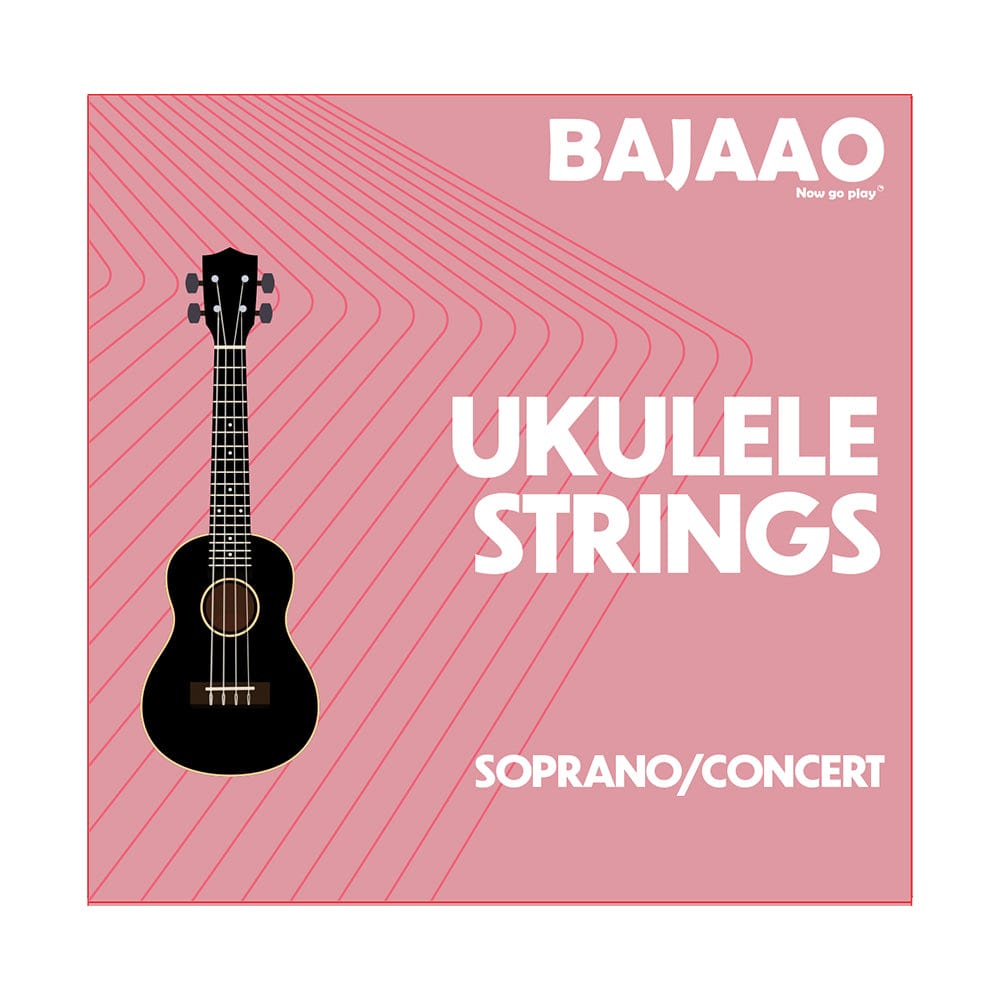 bajaao ukulele strings bajaao soprano and concert clear ukulele strings